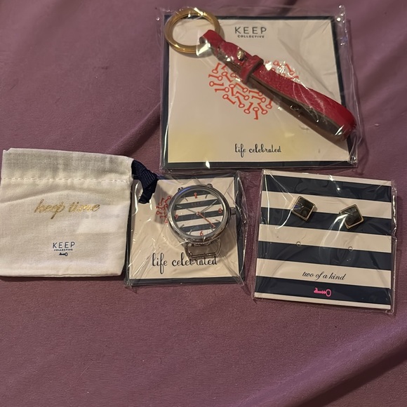 Keep Collective Watch, Ear Rings And Key Chain - Picture 2 of 2